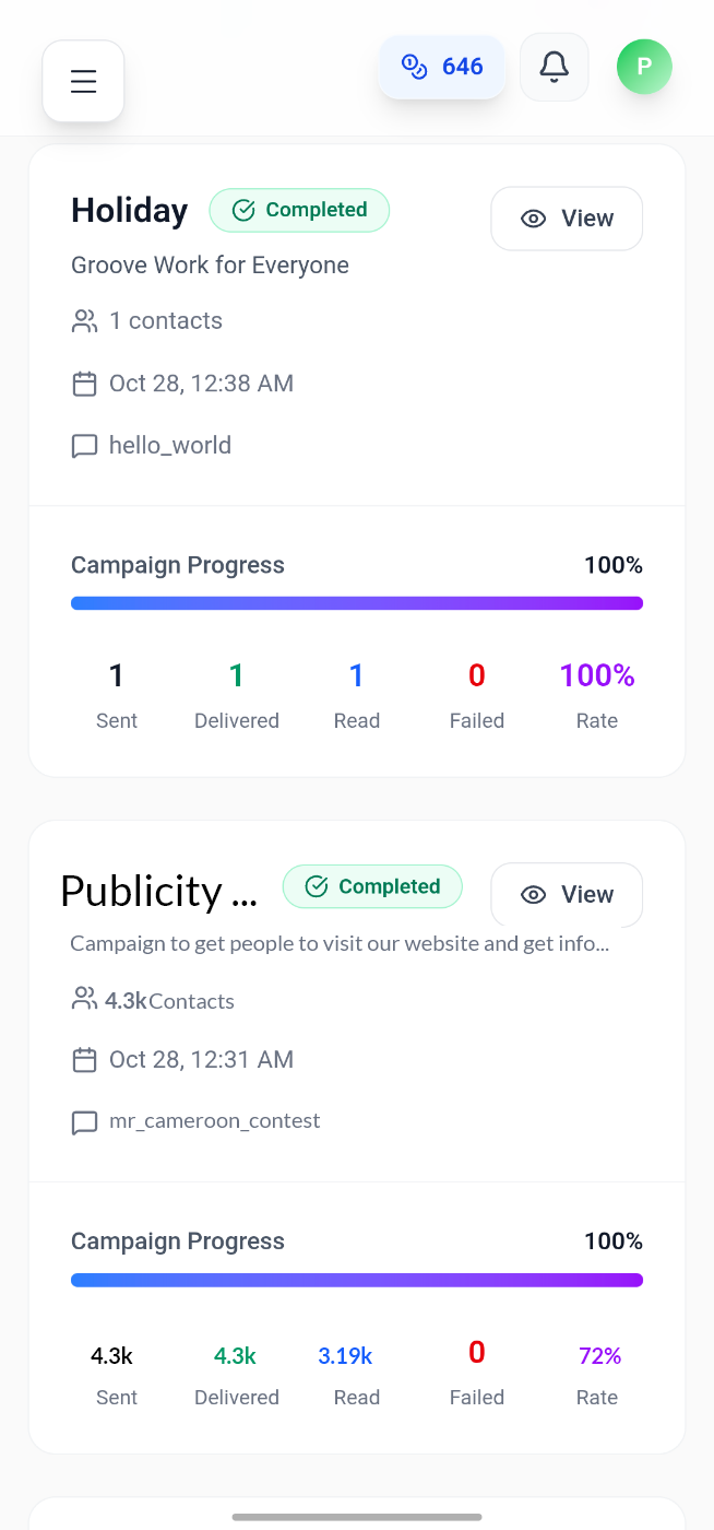 Automated Tracking Updates